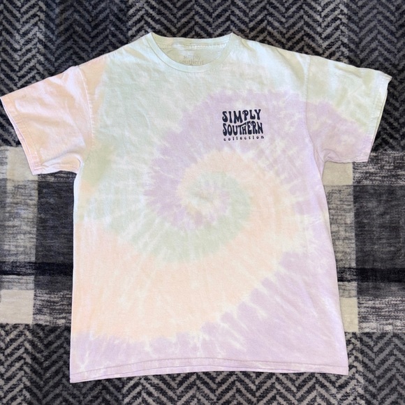 Simply Southern Tops - Simply Southern Tie-Dye Short Sleeve Tee